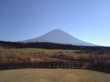 道の駅「朝霧高原」からの富士山