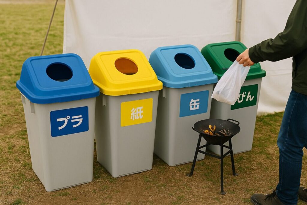 ゴミ分別ステーション(イメージ画像)