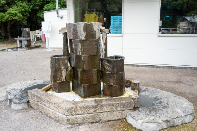 柿田川公園の水汲み場