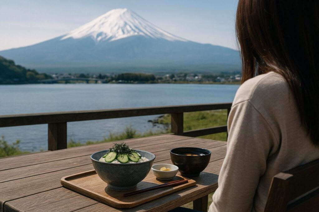 河口湖とかっぱめし(イメージ画像)
