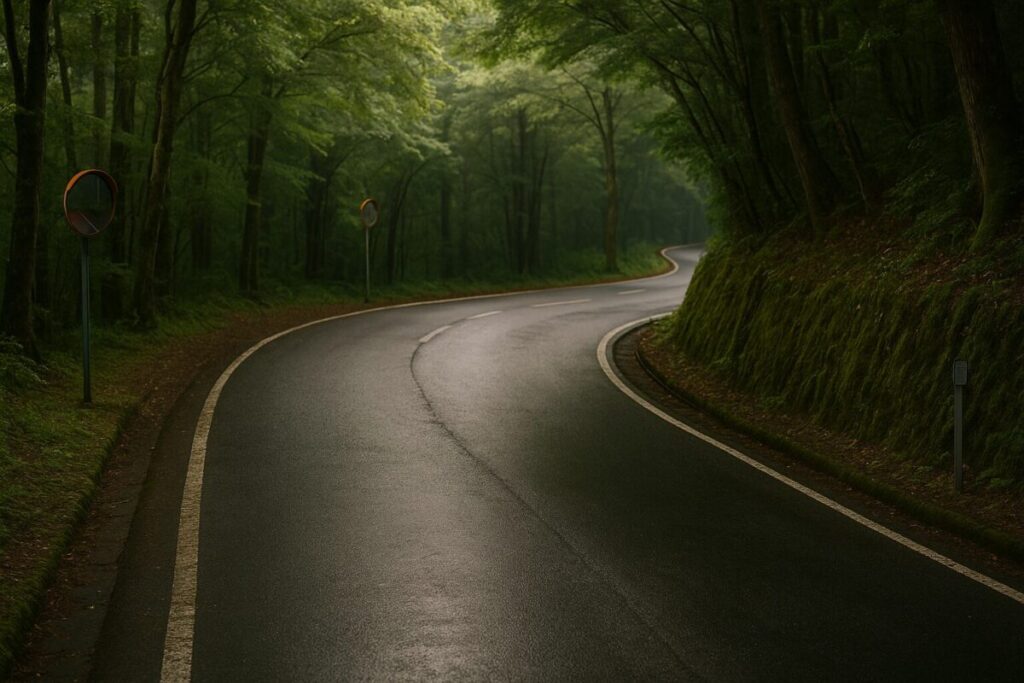 国道469号の峠・狭路（イメージ画像）