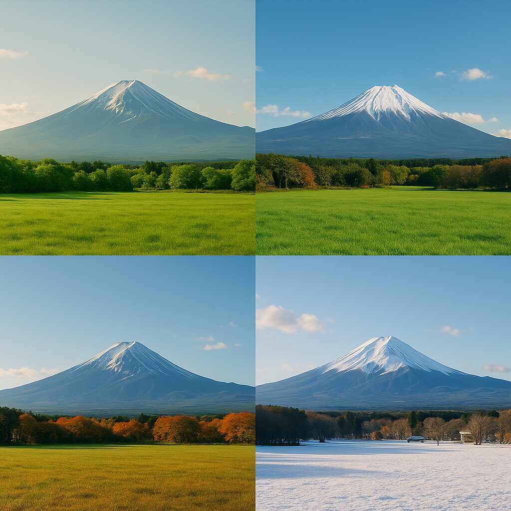 ふもとっぱらの四季