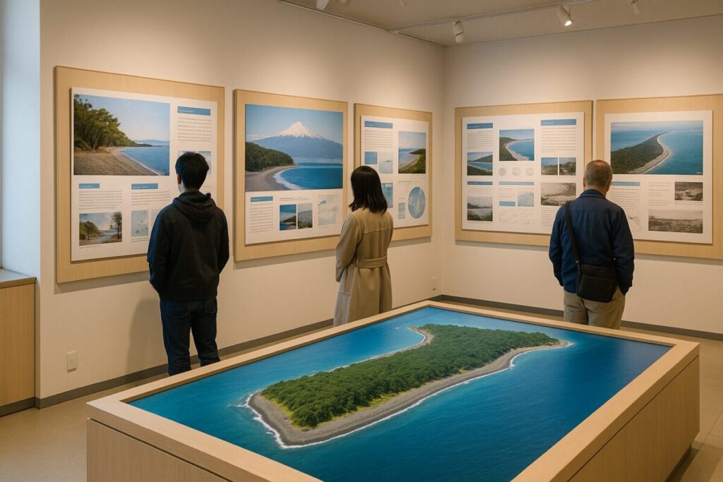 みほしるべの館内展示(イメージ画像)