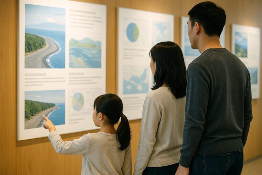館内展示を見る様子(イメージ画像)
