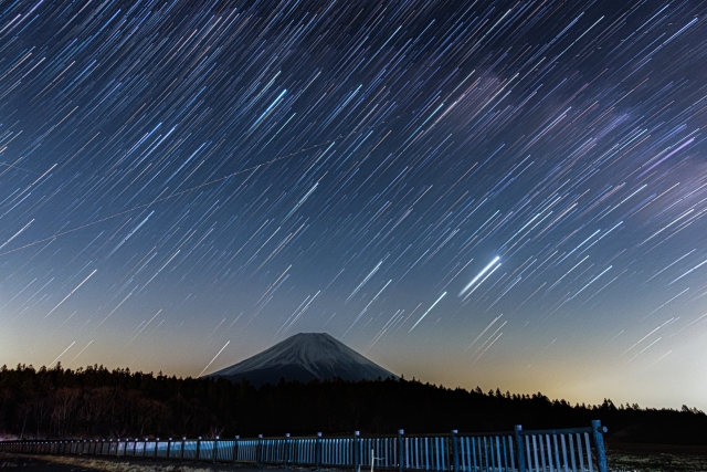 朝霧高原の星空