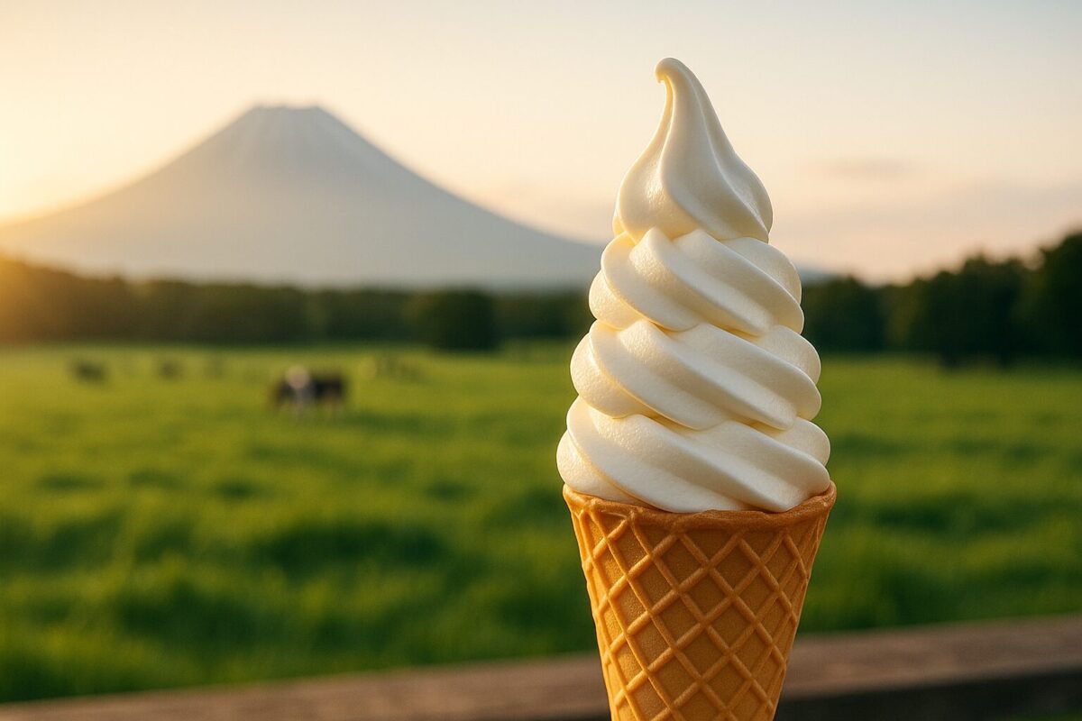 牧場のソフトクリーム
