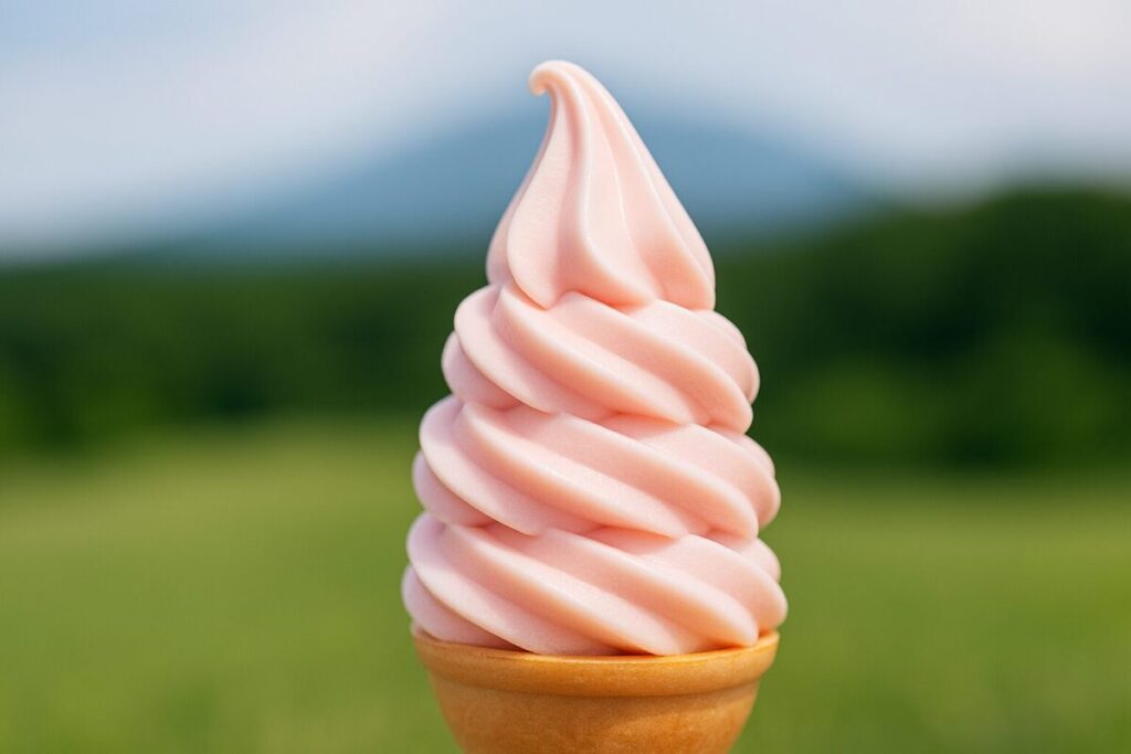 富士桜ソフトクリーム（イメージ画像）