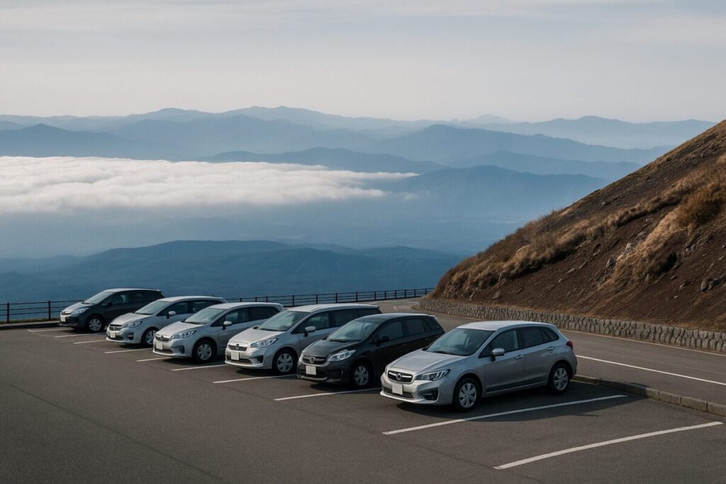 富士宮口五合目駐車場(イメージ画像)