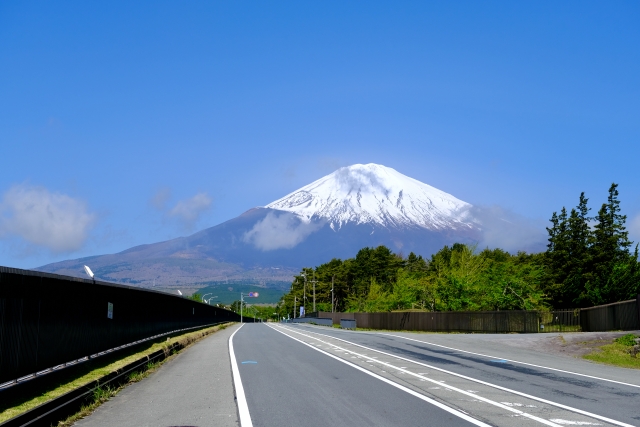 滝ヶ原駐屯地付近(御殿場市中畑)