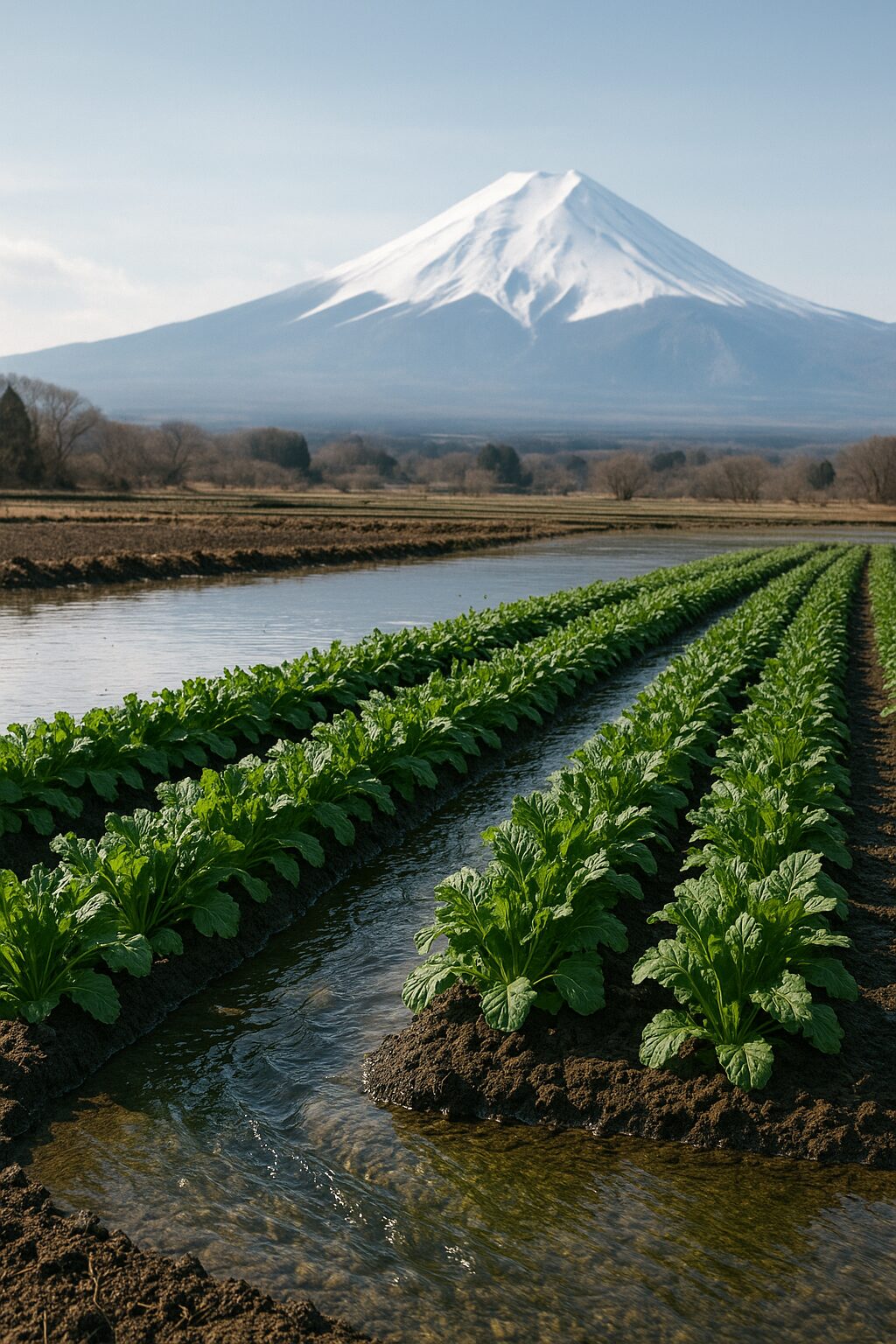 富士山の水かけ菜