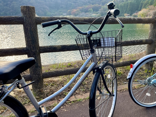 田貫湖のレンタサイクル