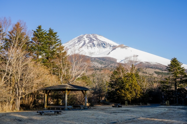 水ヶ塚公園からの富士山