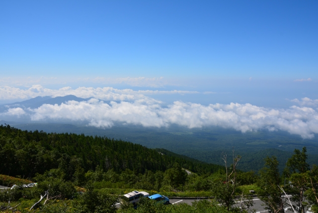 富士山五合目からの雲海