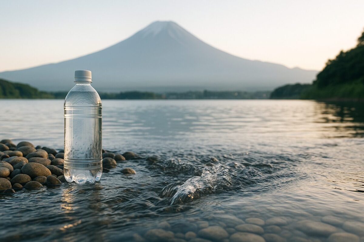 富士山と湧水イメージ