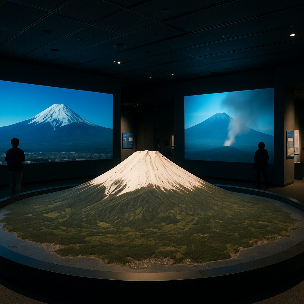 富士山大型模型と映像シアター（イメージ画像）