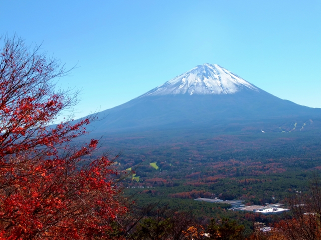 紅葉台からの富士山