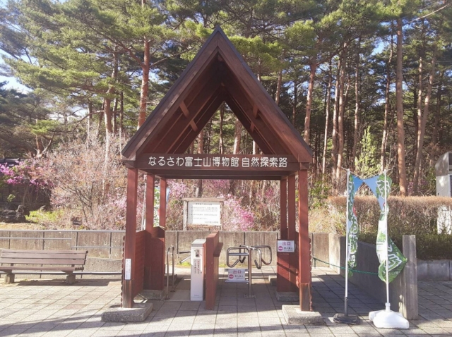 なるさわ富士山自然博物館自然探索路入口