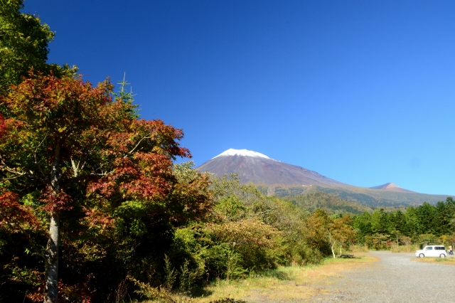 西臼塚駐車場からの富士山