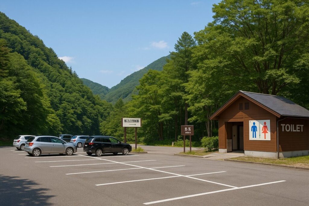 尾白川渓谷駐車場(イメージ画像)