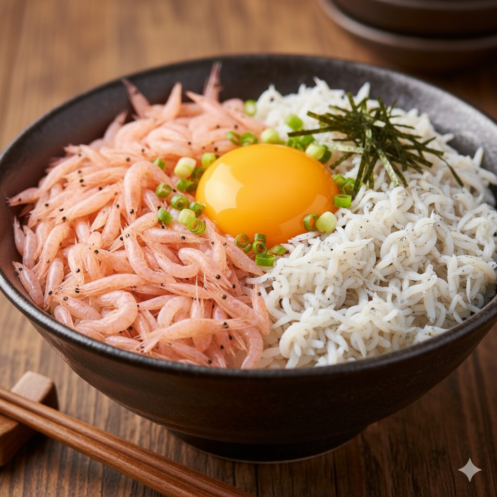 釜揚げ桜えびしらすの2色丼（イメージ画像）