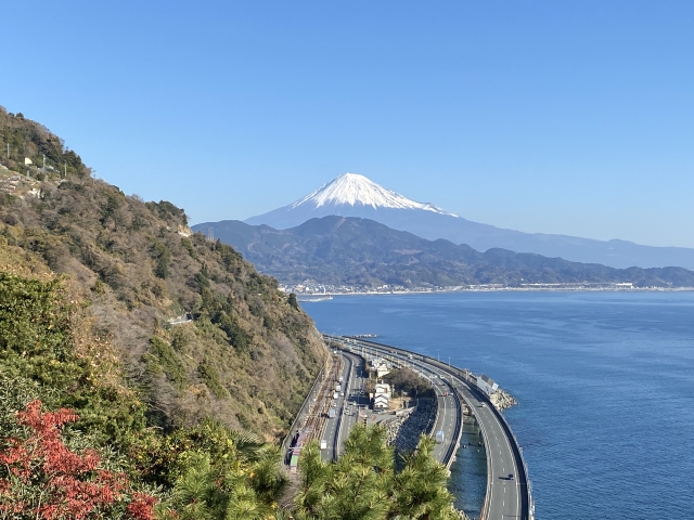 薩埵峠と富士山