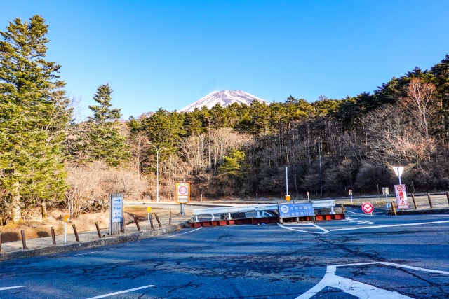 富士宮口の冬季閉鎖①