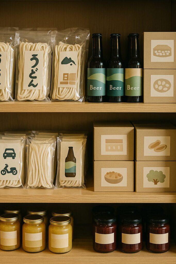 特産品・加工品売場（イメージ画像）