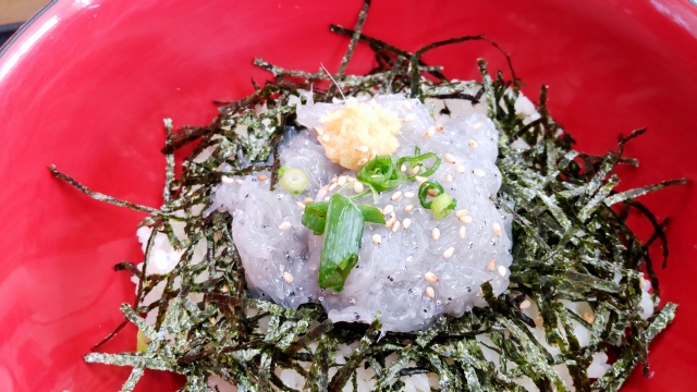 生しらす丼