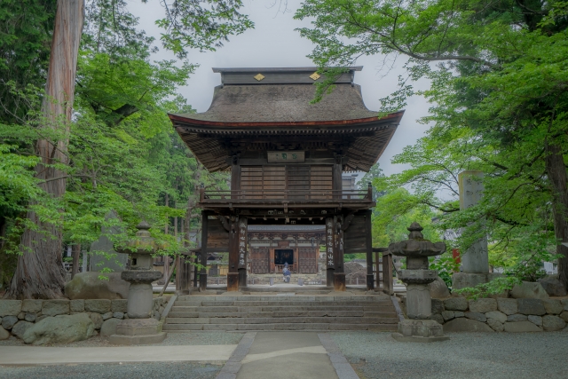 恵林寺の三門