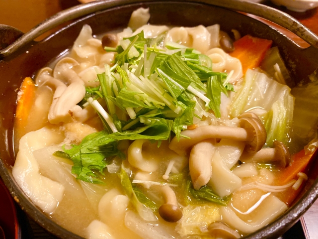 野菜たっぷりのほうとう