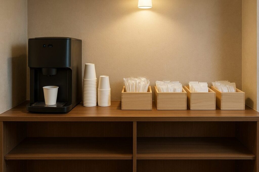 無料アメニティ＆サービスコーナー（イメージ画像）