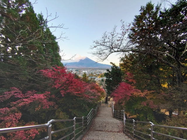 新倉山浅間公園の階段