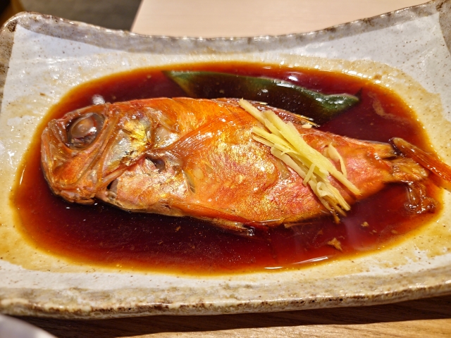 金目鯛の煮付け