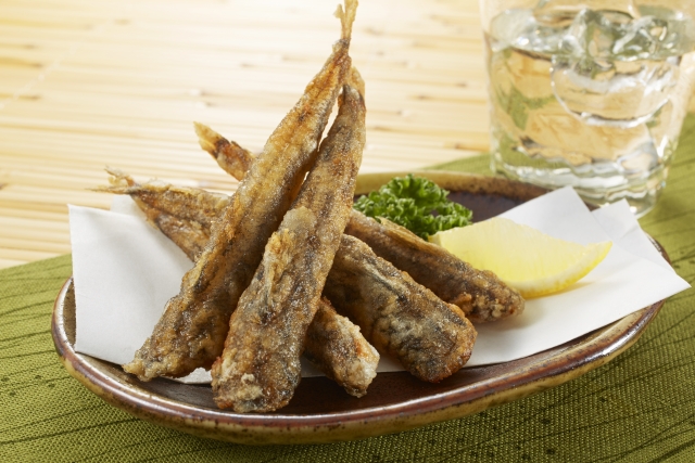 メヒカリの唐揚げ