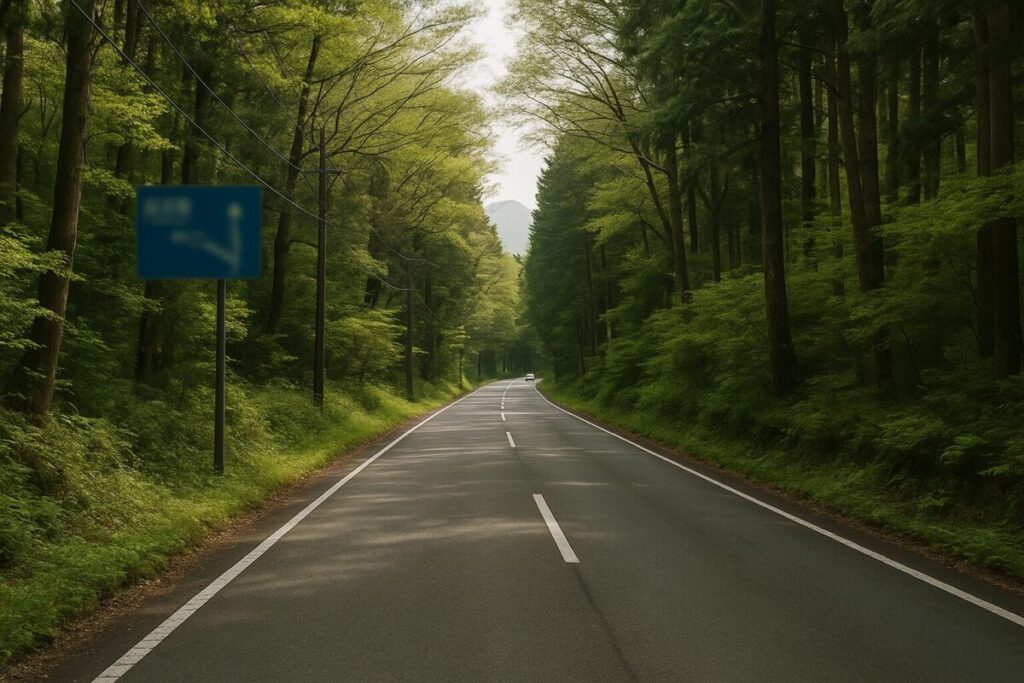 県境~樹海入口道路(イメージ画像)