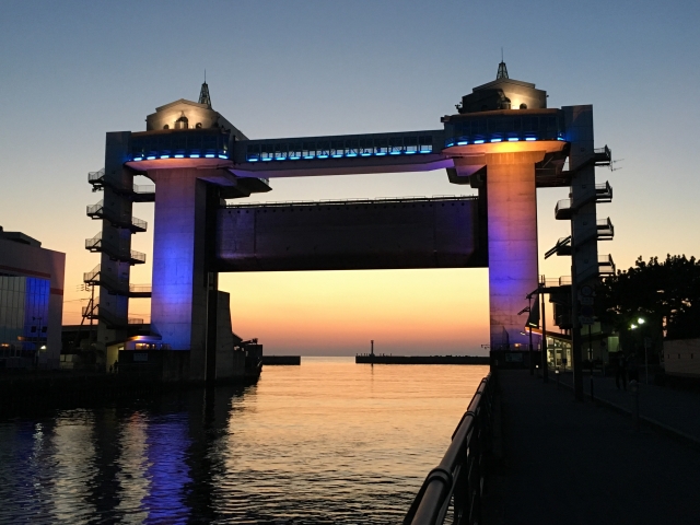 びゅうおのライトアップ