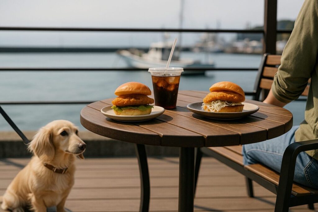 沼津港のテラス席(イメージ画像)