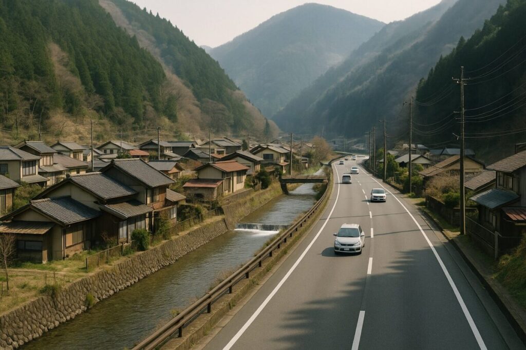 山梨県南部町エリア(イメージ画像)
