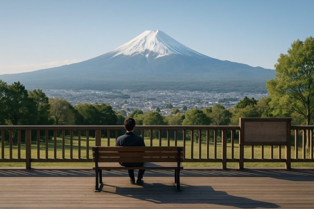 ベンチからの景色（イメージ画像）