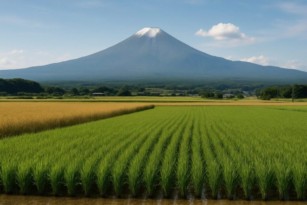 白糸の滝エリアと富士山(イメージ画像)