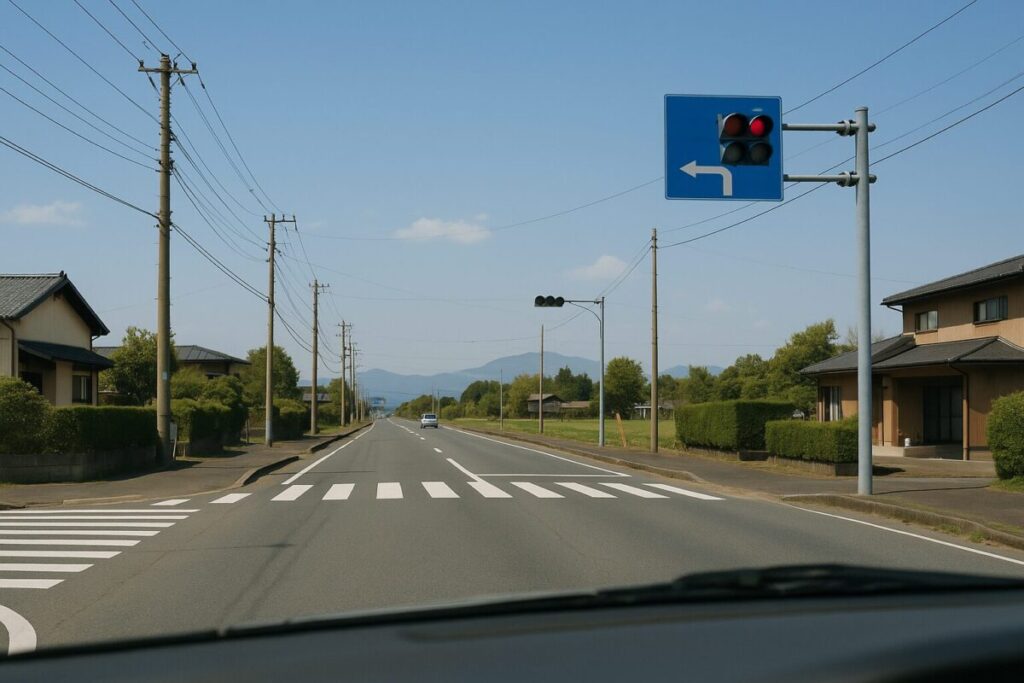 上井出交差点(イメージ画像)
