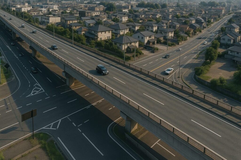 中小河原立体交差点(イメージ画像)